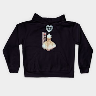 Crystal Heart Kids Hoodie